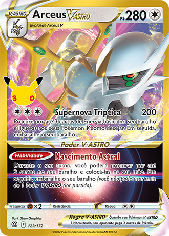 Arceus VSTAR — Celebração de 30 Anos: Coleção Clássica 027