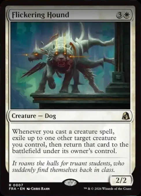 Flickering Hound, Reality Fracture (Divulgação/Wizards of the Coast)