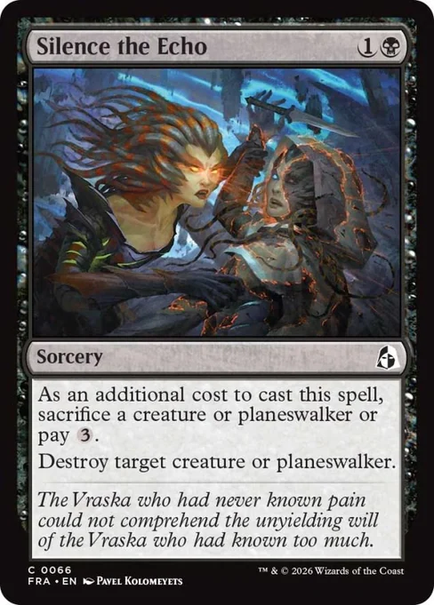 Silence the Echo, Reality Fracture (Divulgação/Wizards of the Coast)