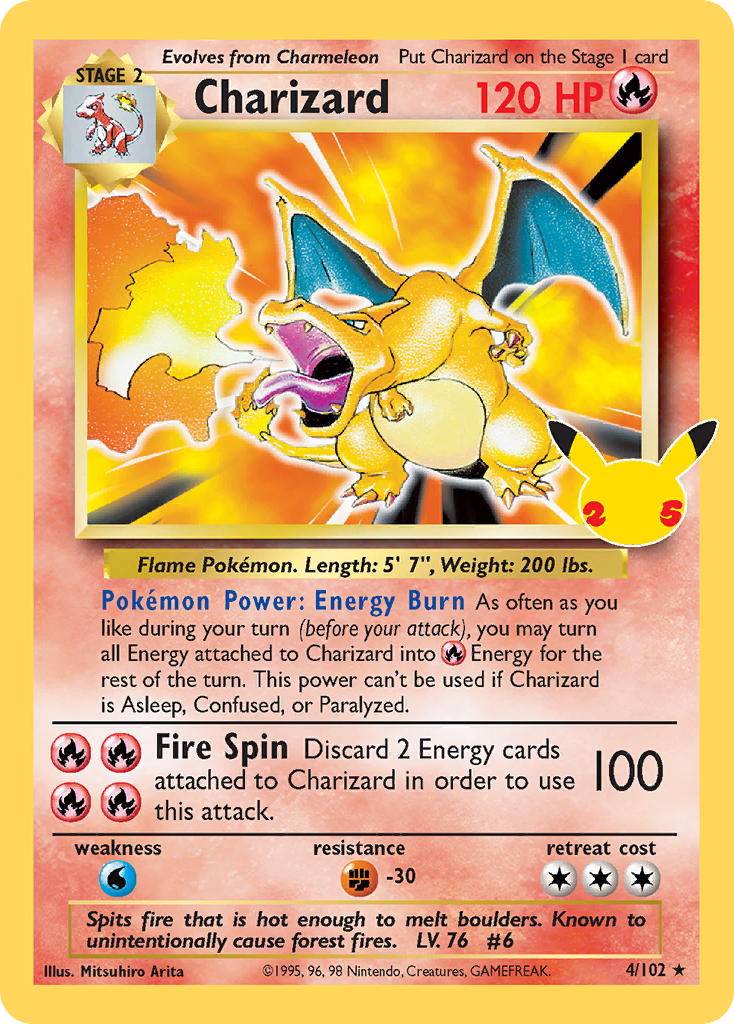 Charizard — Celebrações Coleção Clássica CC002