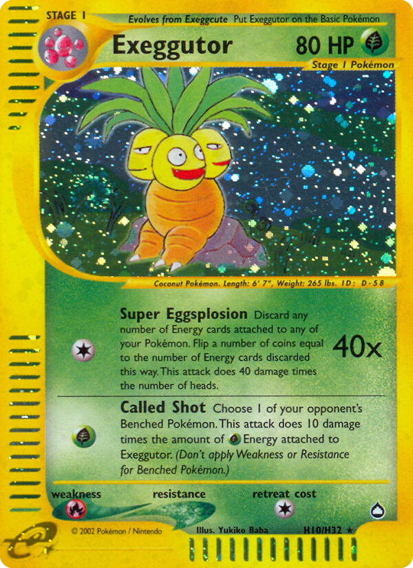 Exeggutor — Aquapolis H10