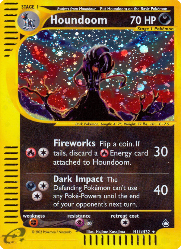 Houndoom — Aquapolis H11