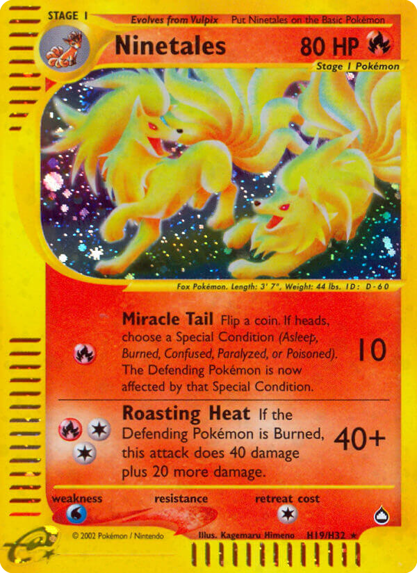 Ninetales — Aquapolis H19