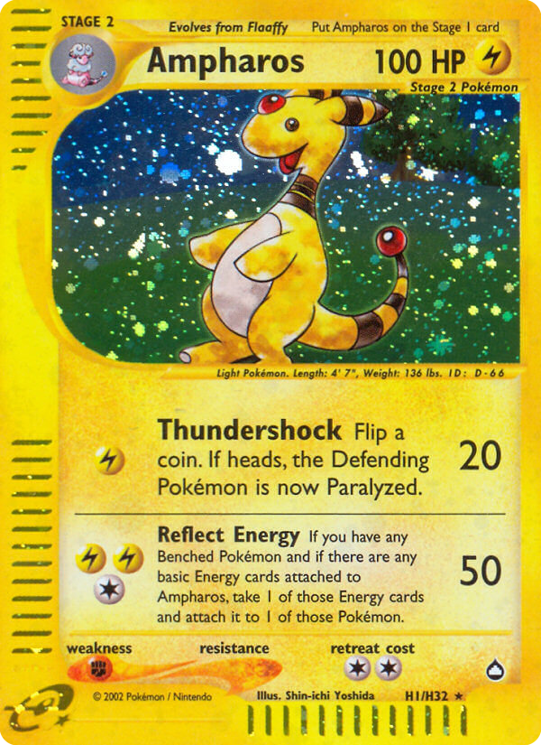 Ampharos — Aquapolis H01