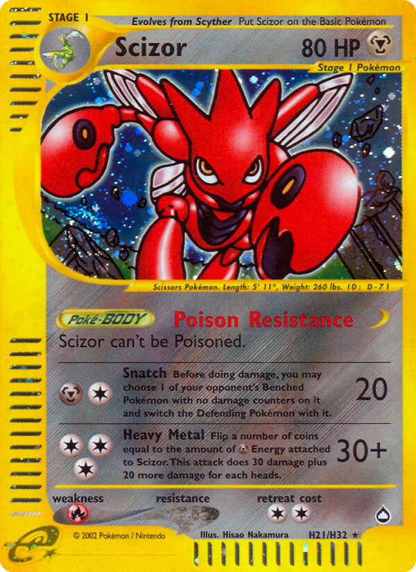 Scizor — Aquapolis H21