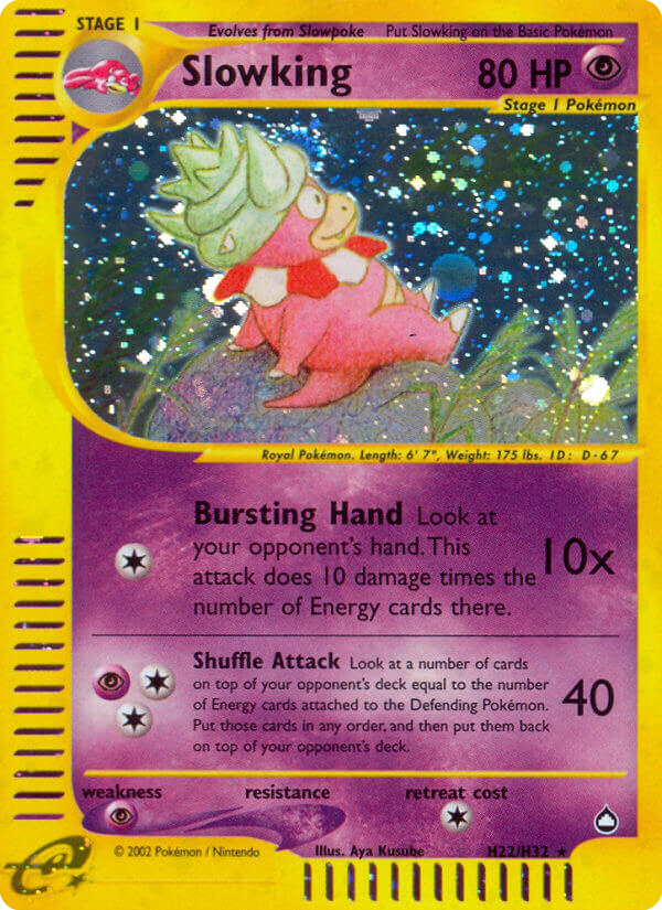 Slowking — Aquapolis H22