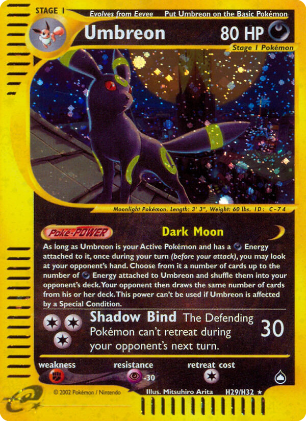 Umbreon — Aquapolis H29