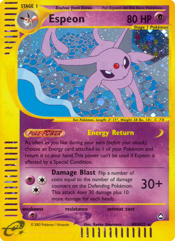 Espeon — Aquapolis H09