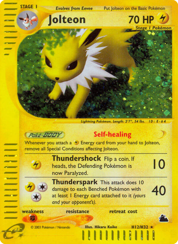Jolteon — Skyridge H12