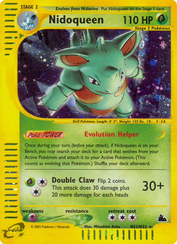 Nidoqueen — Skyridge H21