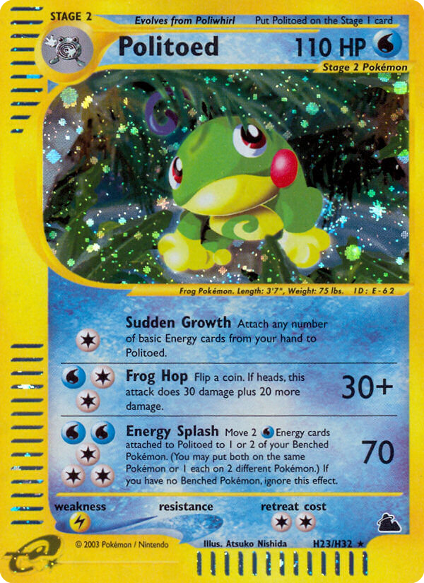 Politoed — Skyridge H23