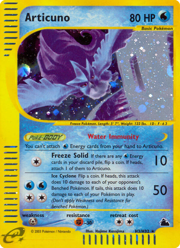 Articuno — Skyridge H03