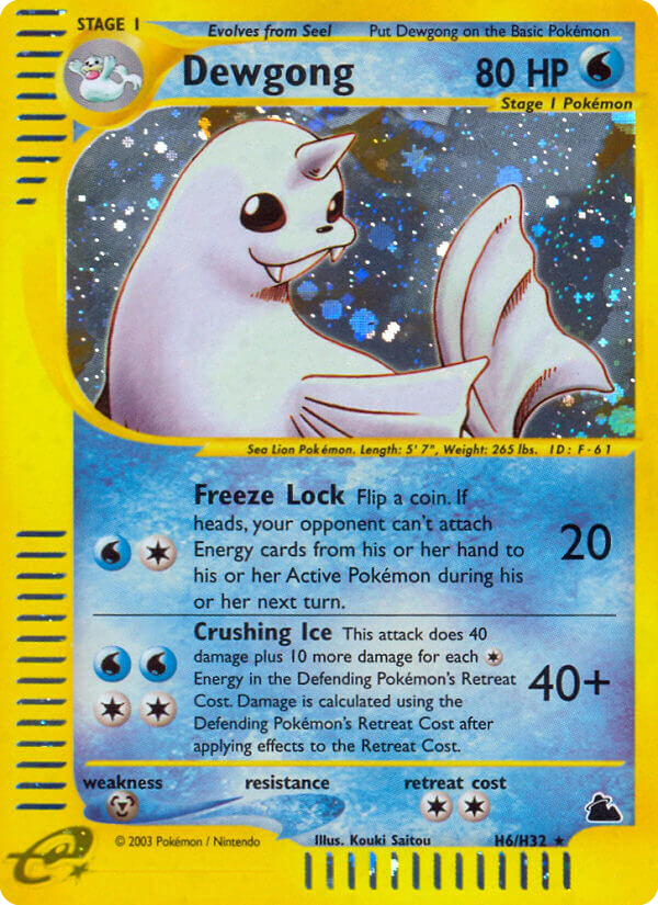Dewgong — Skyridge H06