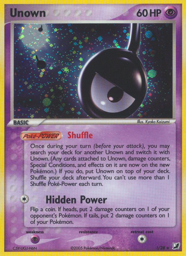 Unown — Unseen Forces Unown Collection !