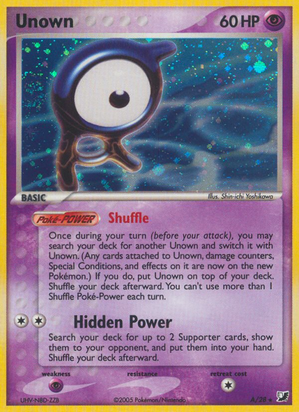 Unown — Unseen Forces Unown Collection A