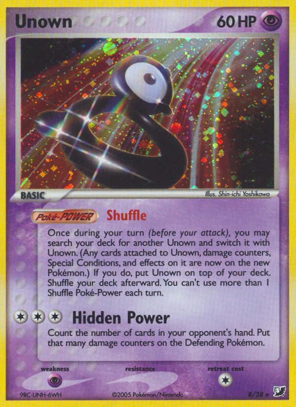 Unown — Unseen Forces Unown Collection B