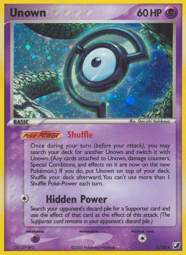 Unown — Unseen Forces Unown Collection C