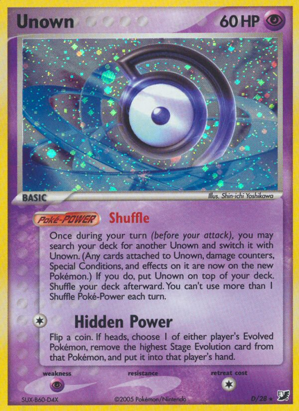 Unown — Unseen Forces Unown Collection D