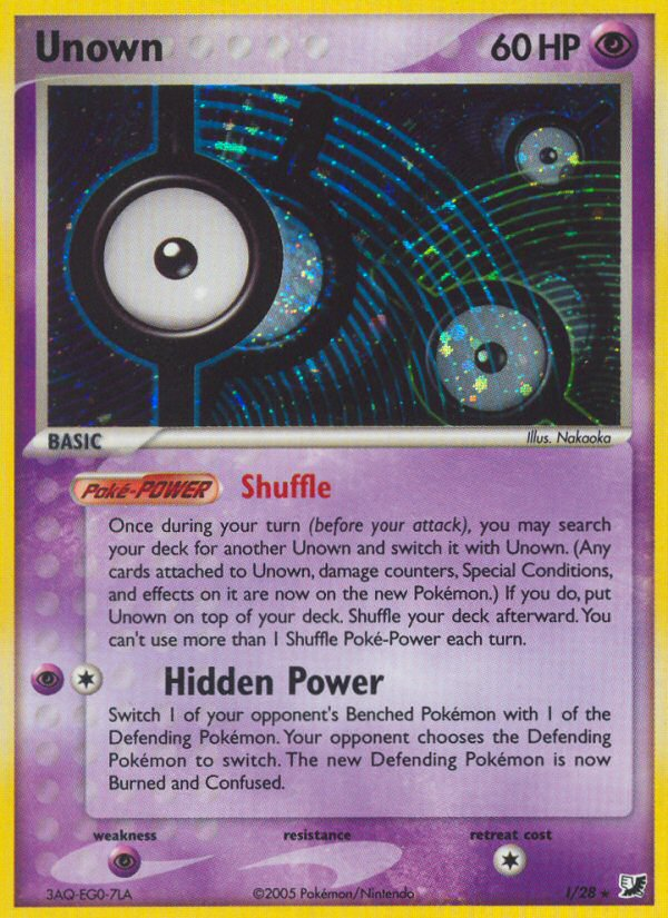 Unown — Unseen Forces Unown Collection I