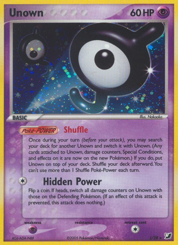Unown — Unseen Forces Unown Collection J