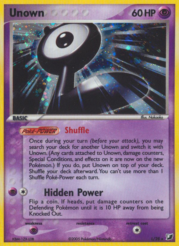 Unown — Unseen Forces Unown Collection L