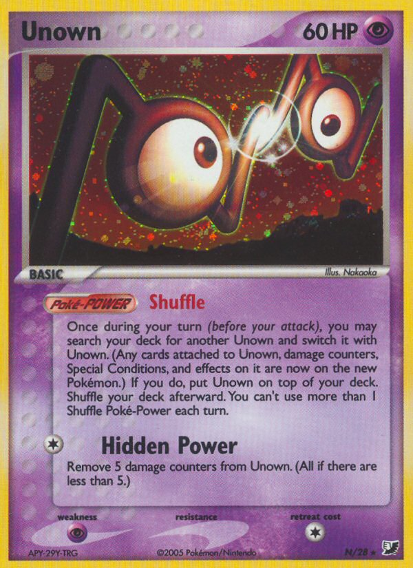 Unown — Unseen Forces Unown Collection N