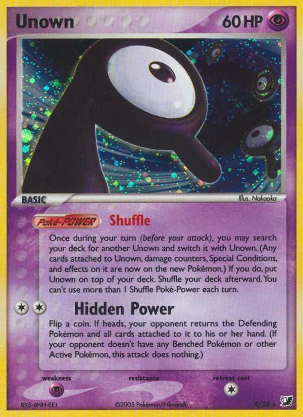 Unown — Unseen Forces Unown Collection R