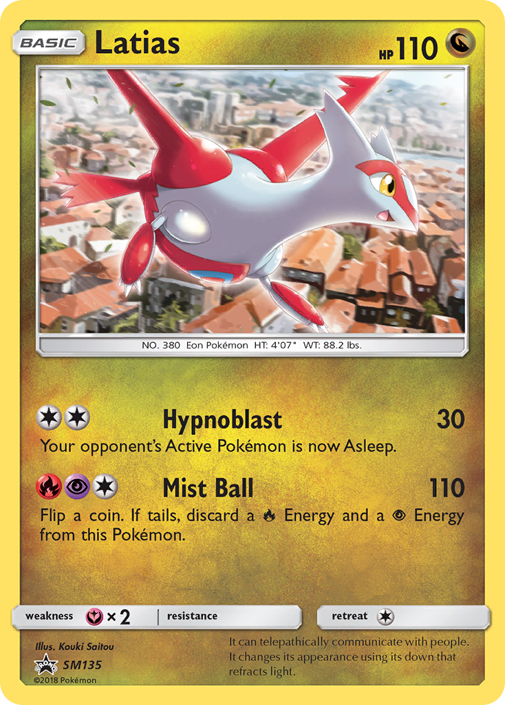 Latias — Sol e Lua Promos SM135