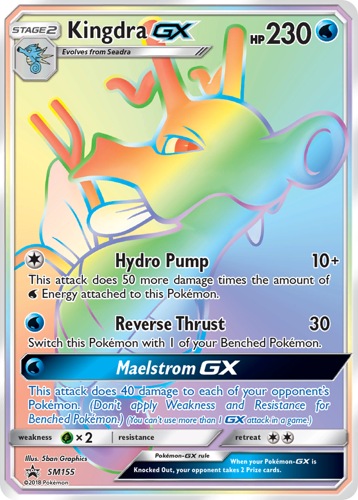 Kingdra GX — Sol e Lua Promos SM155
