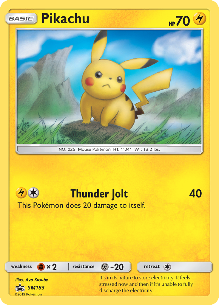 Pikachu — Sol e Lua Promos SM183