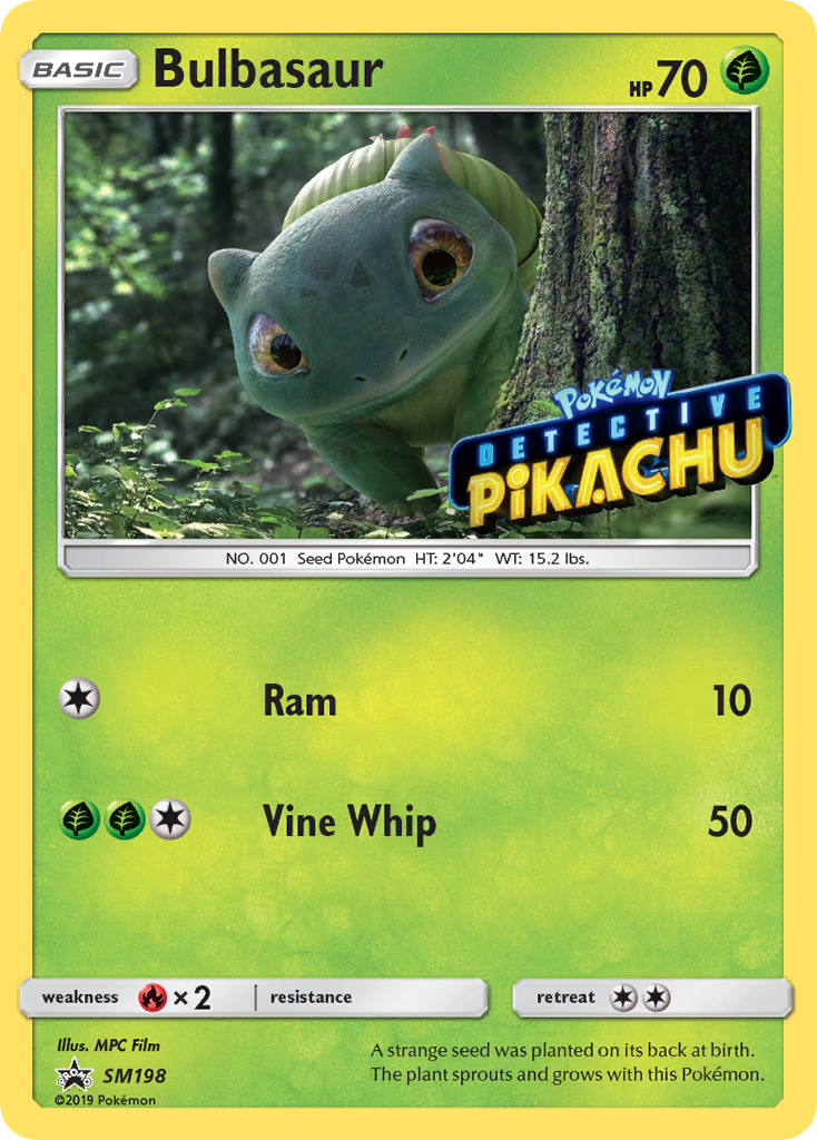 Bulbasaur — Sol e Lua Promos SM198