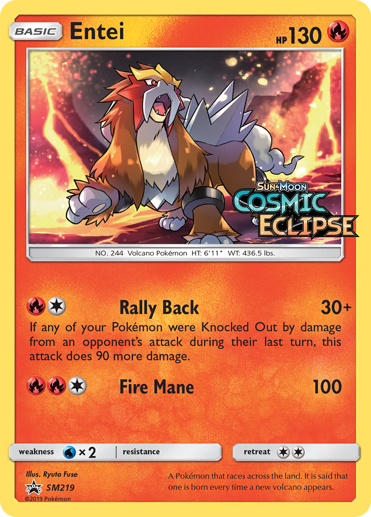 Entei — Sol e Lua Promos SM219