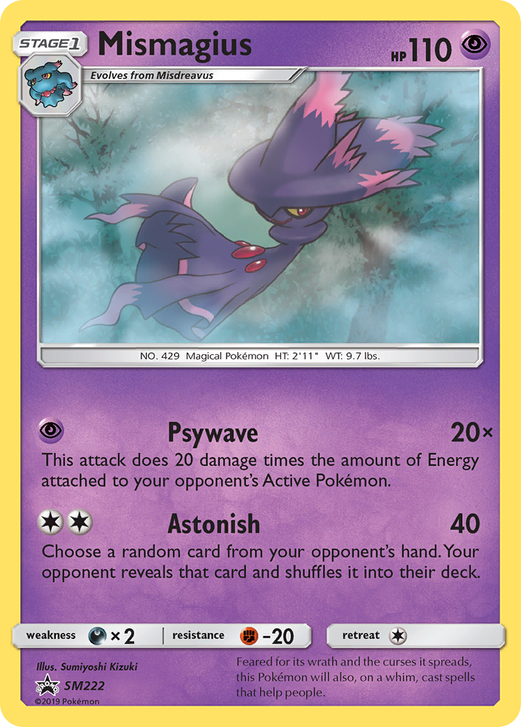 Mismagius — Sol e Lua Promos SM222