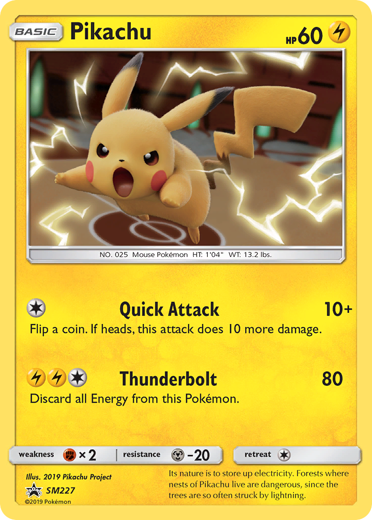 Pikachu — Sol e Lua Promos SM227