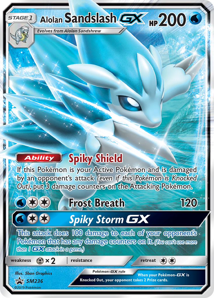 Sandslash de Alola GX — Sol e Lua Promos SM236