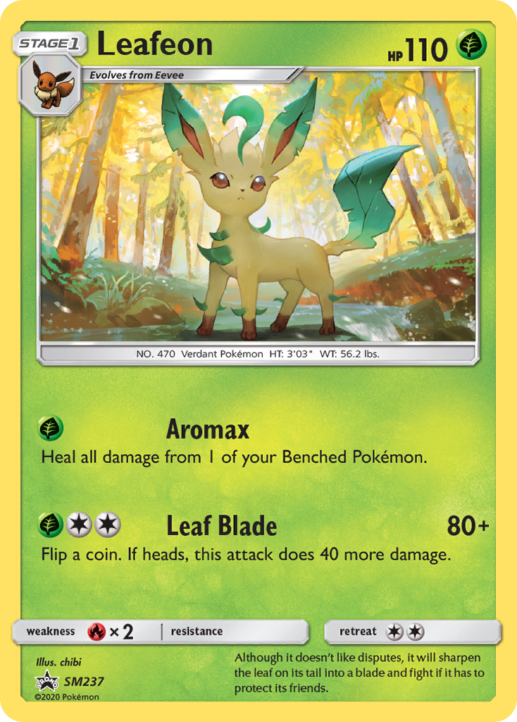 Leafeon — Sol e Lua Promos SM237