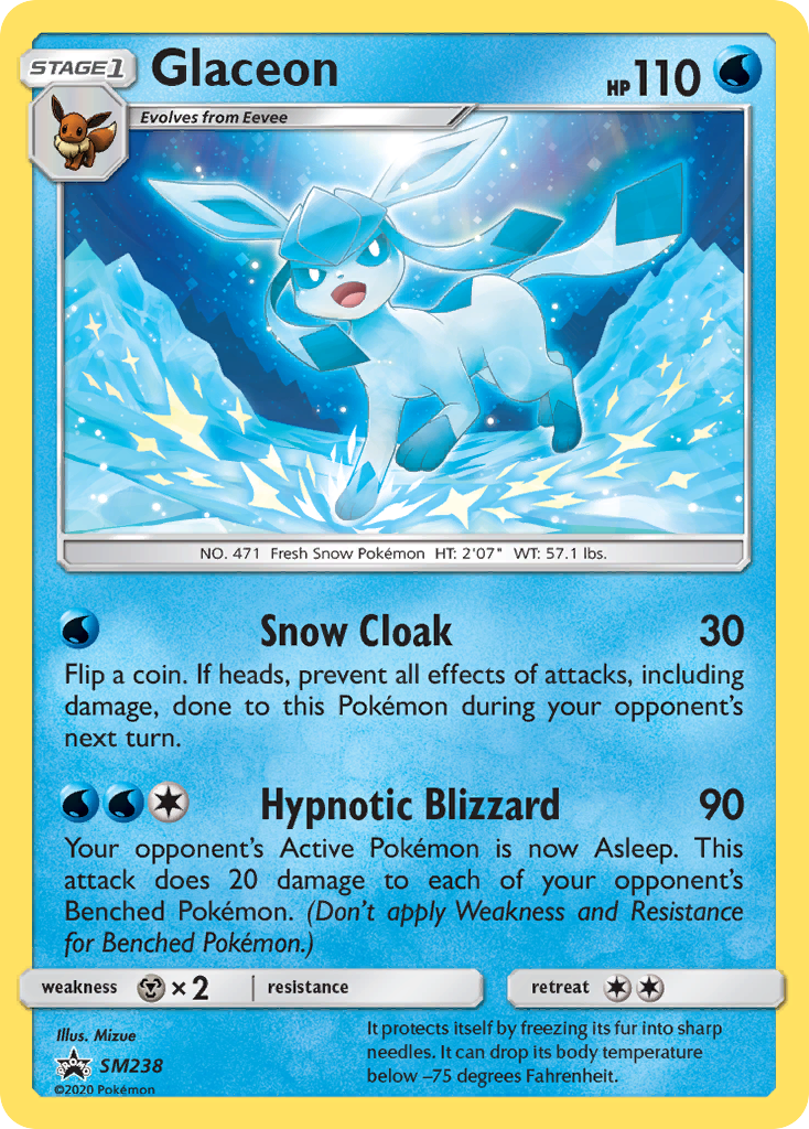 Glaceon — Sol e Lua Promos SM238