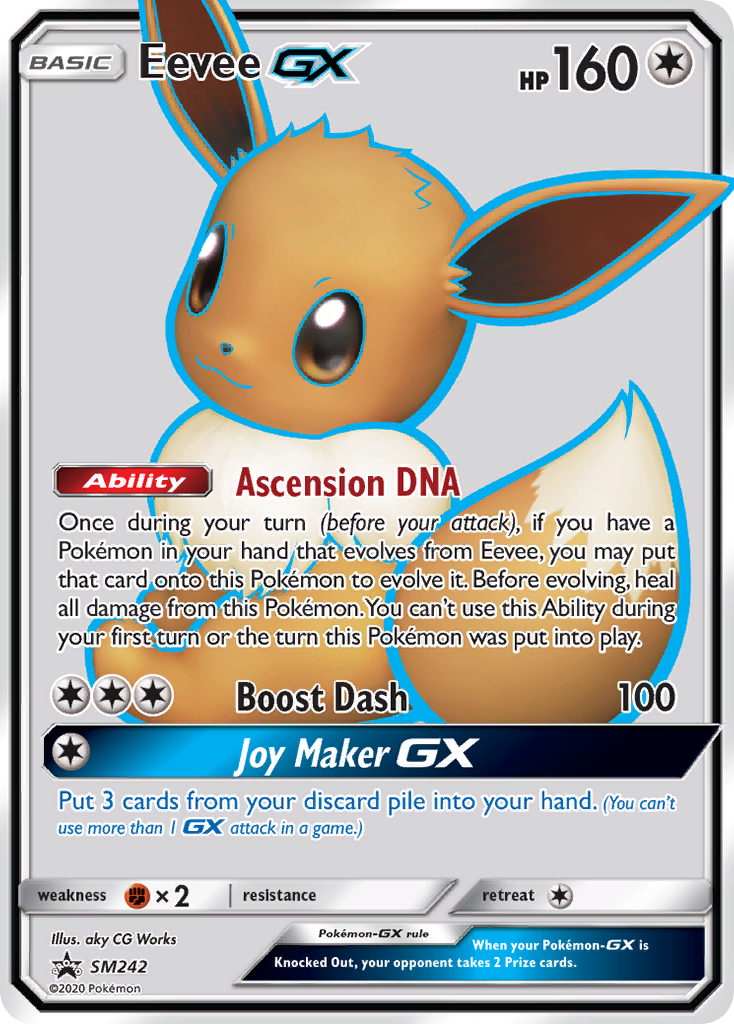 Eevee GX — Sol e Lua Promos SM242