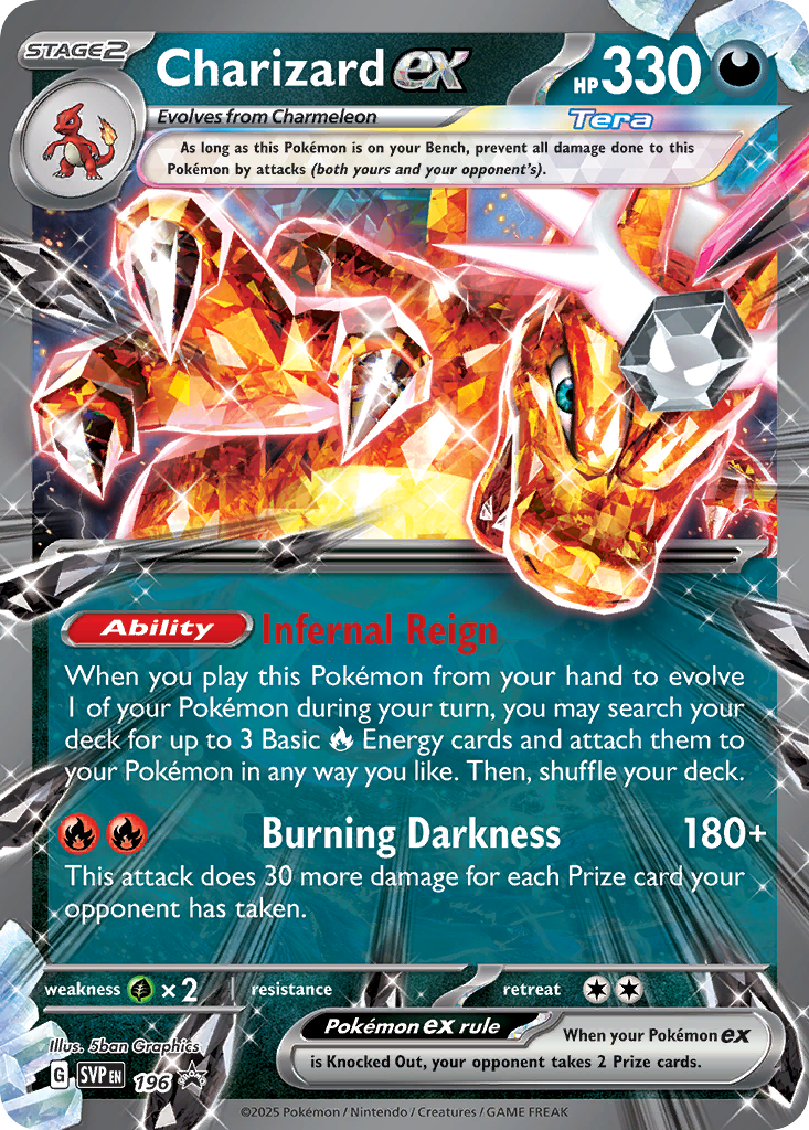 Charizard ex — SVP Black Star Promos 196
