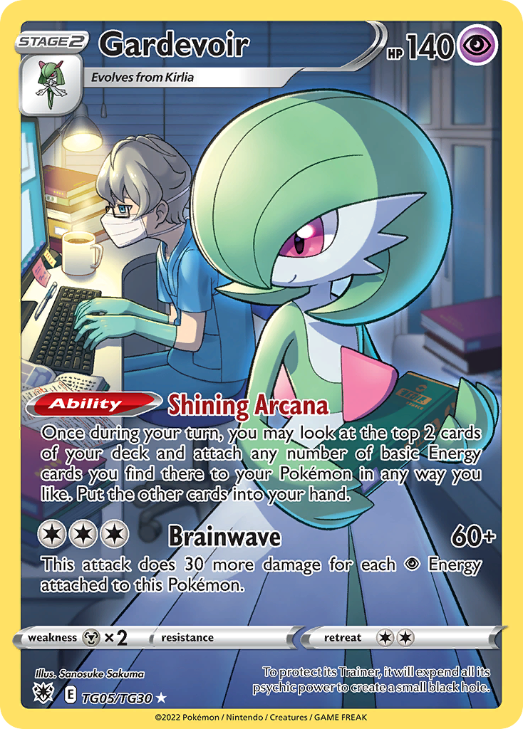 Gardevoir — Estrelas Radiantes Galeria de Treinador TG05