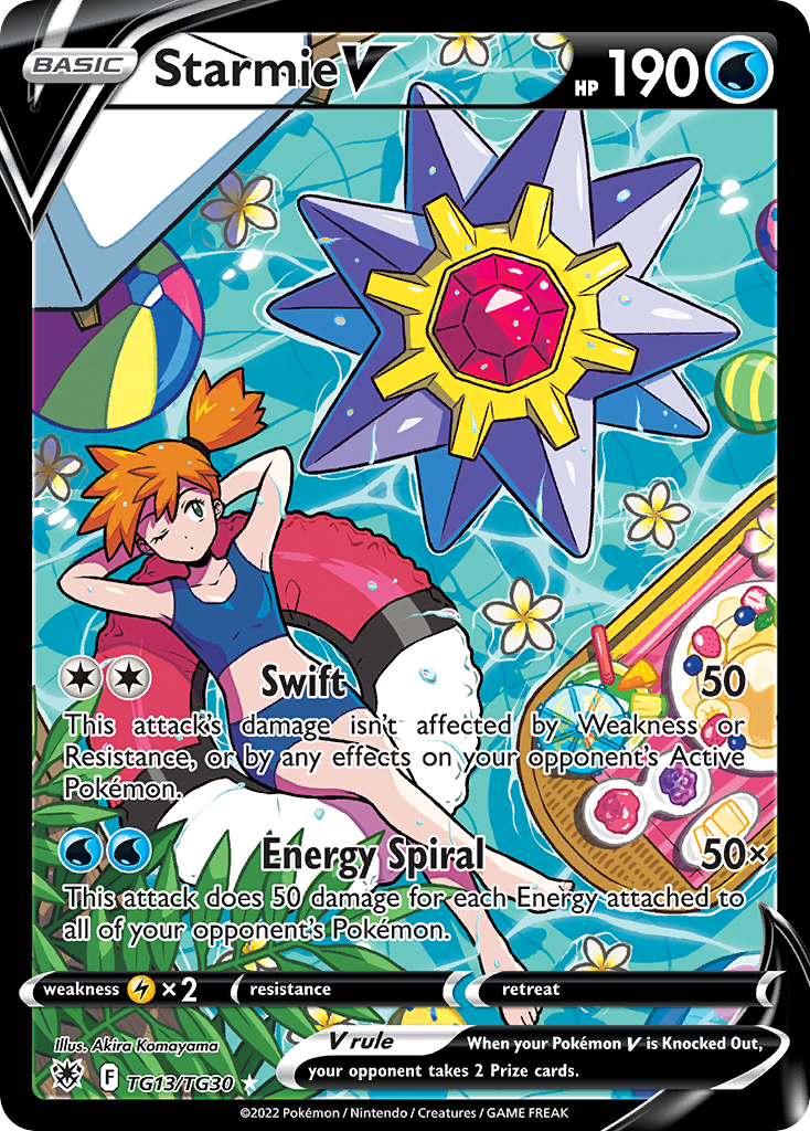 Starmie V — Estrelas Radiantes Galeria de Treinador TG13