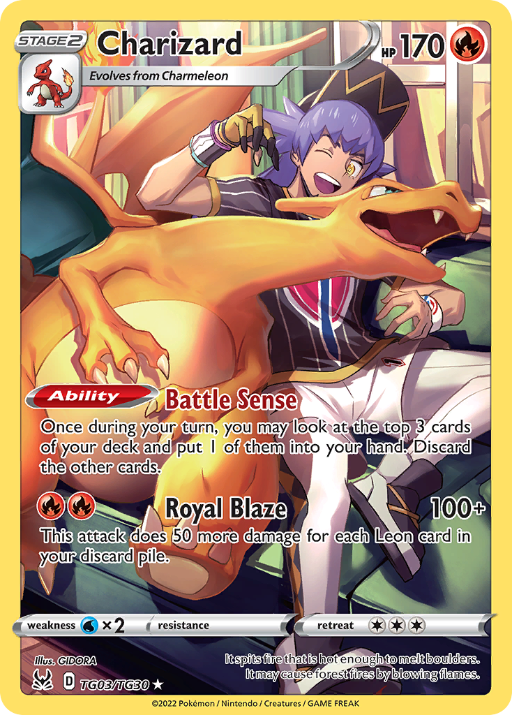 Charizard — Origem Perdida Galeria de Treinador TG03