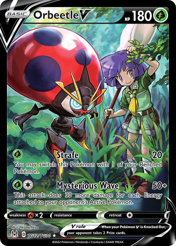Orbeetle V — Origem Perdida Galeria de Treinador TG12
