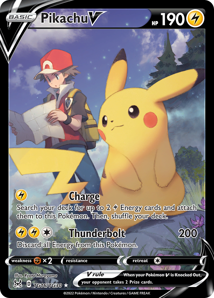 Pikachu V — Origem Perdida Galeria de Treinador TG16