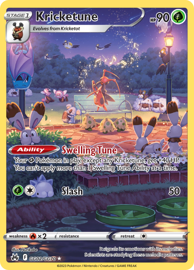 Kricketune — Realeza Absoluta Galeria de Galar GG02