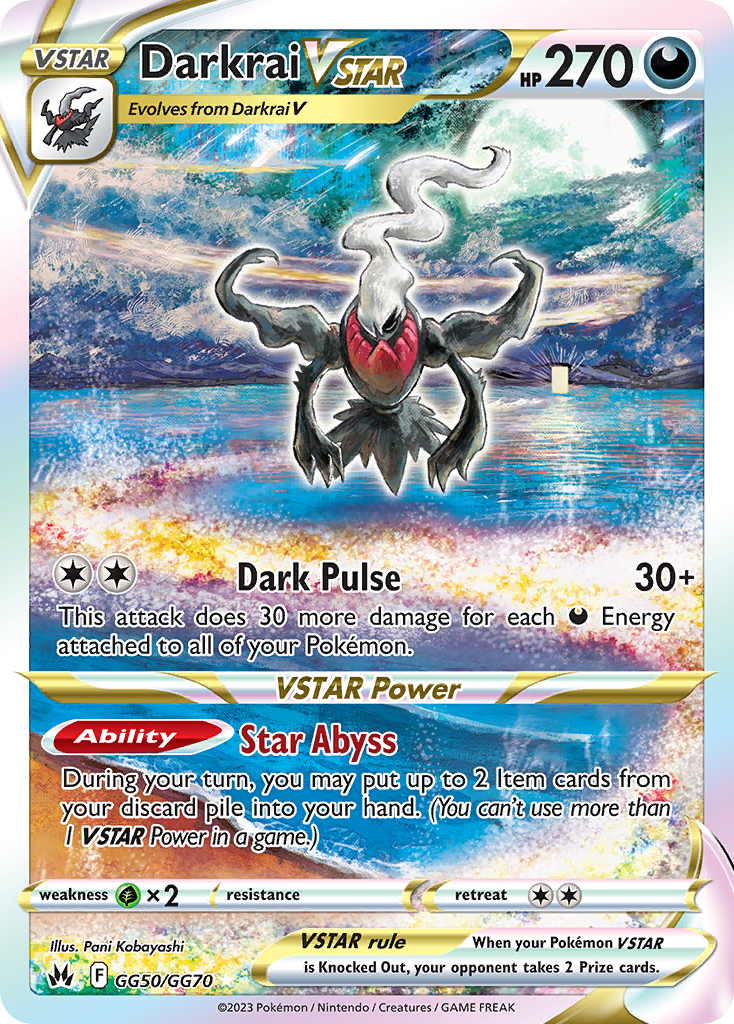 Darkrai V-ASTRO — Realeza Absoluta Galeria de Galar GG50