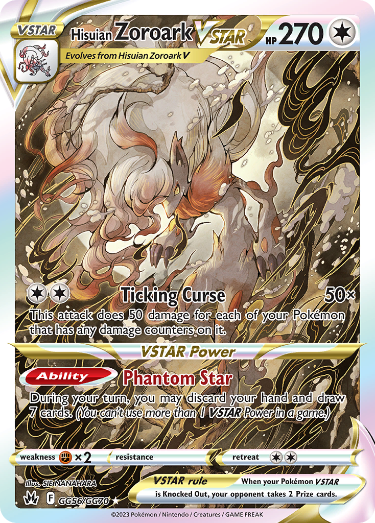 Zoroark de Hisui V-ASTRO — Realeza Absoluta Galeria de Galar GG56