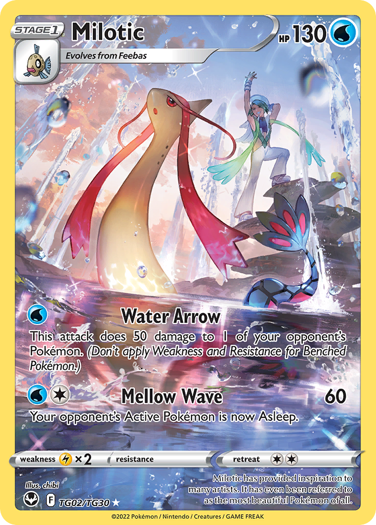 Milotic — Tempestade Prateada Galeria de Treinador TG02