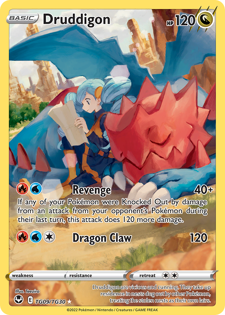 Druddigon — Tempestade Prateada Galeria de Treinador TG09