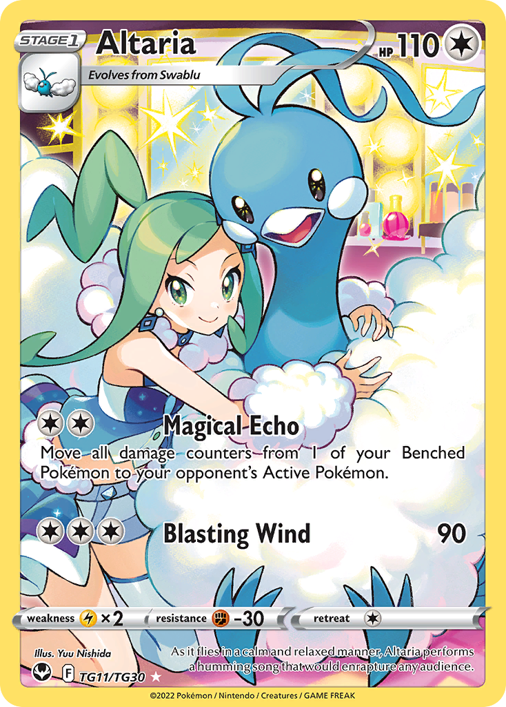 Altaria — Tempestade Prateada Galeria de Treinador TG11